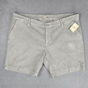 Faherty Shorts Mens 42 Gray Stretch Terry Short 7 Inch Inseam Casual Chino Soft